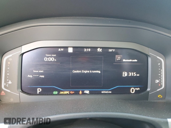 2021 Volkswagen Atlas SEL Premium R-Line with VIN 1V2FR2CA5MC536929, listed as a Copart auction lot 44397425 with 60,565 mi miles and Salvage title. Bid and sale history available at DreamBid. Image 9.