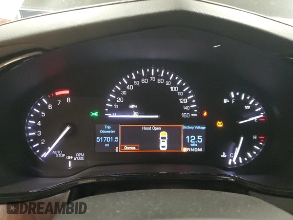 2018 Cadillac CTS Luxury AWD with VIN 1G6AX5SS2J0113495, listed as a Copart auction lot 41609245 with 51,701 mi miles and Salvage Title. Bid and sale history available at DreamBid. Image 9.