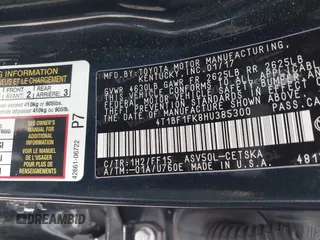2017 Toyota Camry XLE z VIN 4T1BF1FK8HU385300, wystawiony jako IAAI lot #41088486 z przebiegiem 96 333 mil mil oraz . Historia ofert i sprzedaży dostępna na DreamBid. Obrazek 9.