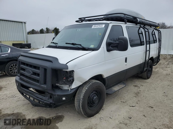 2014 Ford Econoline Passenger XL z VIN 1FBSS3BL1EDB03623, wystawiony jako Copart lot #48432945 z przebiegiem 148 837 mil mil oraz Szkody całkowita. Historia ofert i sprzedaży dostępna na DreamBid. Obrazek 1.