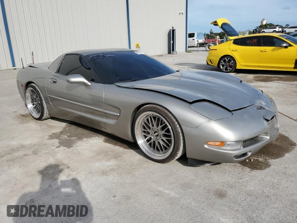 1999 Chevrolet Corvette with VIN 1G1YY12G0X5132872, listed as a Copart auction lot 79515674 with 33,522 mi miles and Salvage Title. Bid and sale history available at carsss.com. Image 4.