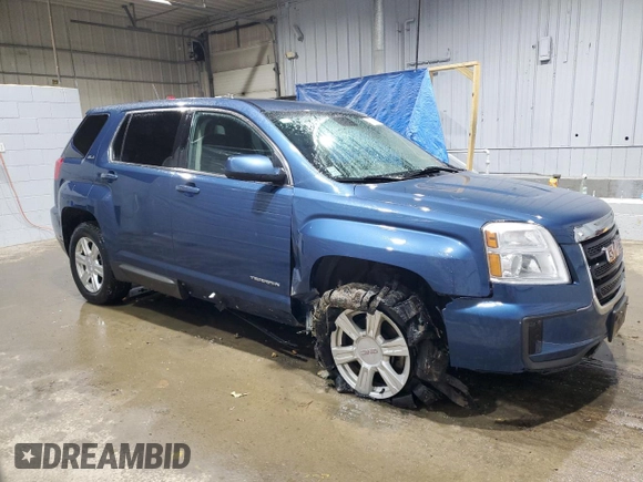 2016 GMC Terrain SLE with VIN 2GKFLSEK6G6244717, listed as a Copart auction lot 50779275 with 82,473 mi miles and Salvage Title. Bid and sale history available at DreamBid. Image 4.