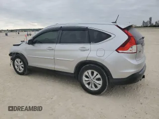 2012 Honda CR-V EX-L with VIN JHLRM3H76CC006955, listed as a Copart auction lot 53300325 with 128,403 mi miles and Salvage Title. Bid and sale history available at carsss.com. Image 2.