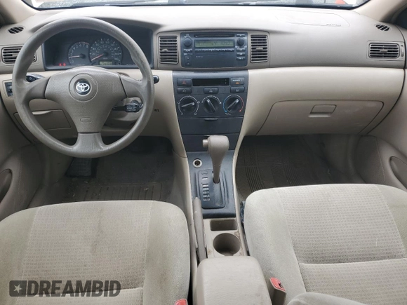 2005 Toyota Corolla CE с VIN 2T1BR32E85C859617, выставлен на аукционе Copart как лот 56148705 с пробегом 281 415 миль миль и Чистый • Clean title. История ставок и продаж доступна на DreamBid. Изображение 8.