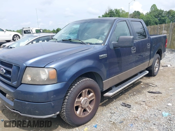 2005 Ford F-150 XLT with VIN 1FTRW12W45KC33713, listed as a IAAI auction lot 42706335 with 199,530 mi miles and . Bid and sale history available at DreamBid. Image 2.