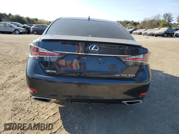 2017 Lexus GS with VIN JTHCZ1BL0HA005283, listed as a Copart auction lot 78078554 with 48,151 mi miles and Salvage Title. Bid and sale history available at carsss.com. Image 6.