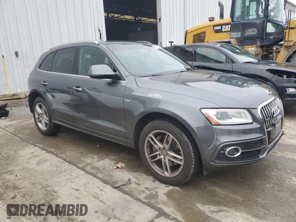 2016 Audi Q5 Premium Plus with VIN WA1D7AFP7GA037150, listed as a Copart auction lot 58072105 with 91,491 mi miles and Salvage title. Bid and sale history available at DreamBid. Image 4.