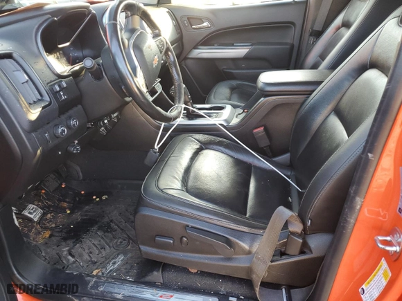 2021 Chevrolet Colorado 4WD ZR2 with VIN 1GCGTEEN5M1142481, listed as a Copart auction lot 84079064 with 80,884 mi miles and Salvage Title. Bid and sale history available at carsss.com. Image 7.