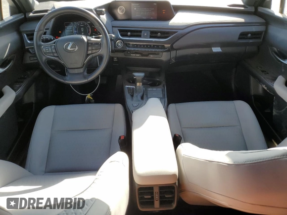 2022 Lexus UX with VIN JTHX3JBH1N2051189, listed as a Copart auction lot 49733245 with 33,265 mi miles and Salvage Title. Bid and sale history available at carsss.com. Image 8.
