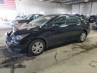 2024 Nissan Versa S with VIN 3N1CN8DV6RL893345, listed as a Copart auction lot 50308005 with 12,585 mi miles and Salvage Title. Bid and sale history available at carsss.com. Image 1.