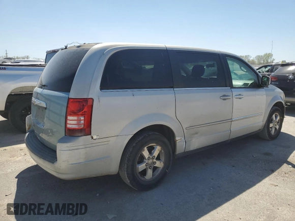 2009 Chrysler Town & Country LX with VIN 2A8HR44E39R525345, listed as a Copart auction lot 53158825 with 279,595 mi miles and Salvage Title. Bid and sale history available at DreamBid. Image 3.