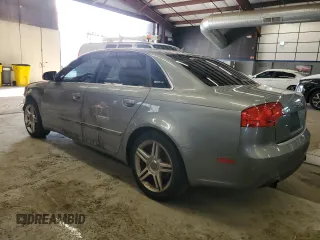 2007 Audi A4 2.0T with VIN WAUAF78E07A157010, listed as a Copart auction lot 43601915 with 250,001 mi miles and Salvage Title. Bid and sale history available at carsss.com. Image 2.