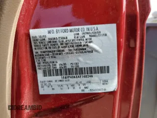 2004 Ford Mustang Standard with VIN 1FAFP406X4F148246, listed as a Copart auction lot 52475415 with 155,429 mi miles and Salvage Title. Bid and sale history available at carsss.com. Image 12.