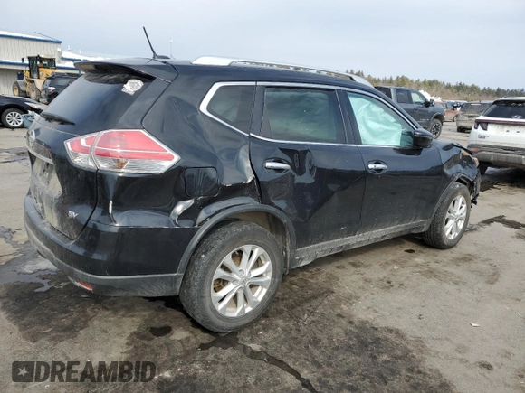 2016 Nissan Rogue S with VIN KNMAT2MT5GP736686, listed as a Copart auction lot 47551745 with 97,914 mi miles and Salvage Title. Bid and sale history available at carsss.com. Image 3.