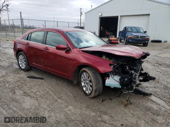 2013 Chrysler 200 Touring with VIN 1C3CCBBB1DN723061, listed as a Copart auction lot 46126885 with 166,840 mi miles and Clean Title. Bid and sale history available at carsss.com. Image 4.