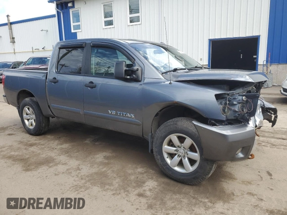 2014 Nissan Titan S with VIN 1N6AA0ECXEN515423, listed as a Copart auction lot 47934505 with 208,900 mi miles and Salvage Title. Bid and sale history available at DreamBid. Image 4.