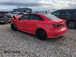 2016 Audi S3 Premium Plus with VIN WAUB1GFF4G1037189, listed as a Copart auction lot 43828595 with 77,857 mi miles and Salvage Title. Bid and sale history available at carsss.com. Image 2.