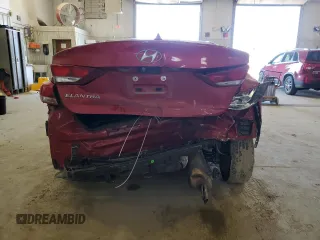 2017 Hyundai Elantra SE with VIN 5NPD84LF0HH025478, listed as a Copart auction lot 47364595 with 132,026 mi miles and Salvage Title. Bid and sale history available at DreamBid. Image 6.