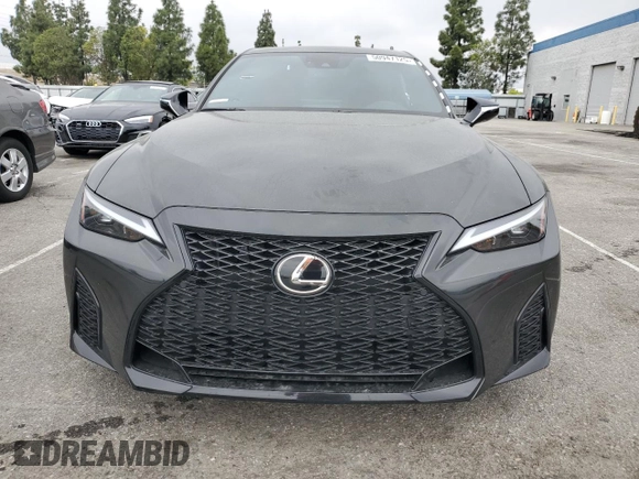 2023 Lexus IS 350 F Sport with VIN JTHGZ1B21P5069896, listed as a Copart auction lot 50947125 with 13,980 mi miles and Salvage title. Bid and sale history available at DreamBid. Image 5.