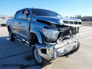 2015 Toyota Tundra 4WD Truck SR5 with VIN 5TFDW5F14FX423726, listed as a IAAI auction lot 41655577 with 1 mi miles. Bid and sale history available at carsss.com. Image 1.