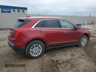 2019 Cadillac XT5 Luxury AWD with VIN 1GYKNDRS7KZ171794, listed as a Copart auction lot 55485335 with 52,229 mi miles and Salvage Title. Bid and sale history available at carsss.com. Image 3.