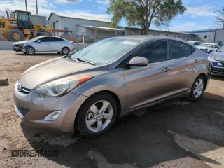 2013 Hyundai Elantra GLS with VIN 5NPDH4AE4DH454286, listed as a Copart auction lot 61671825 with 155,667 mi miles and Salvage title. Bid and sale history available at DreamBid. Image 1.