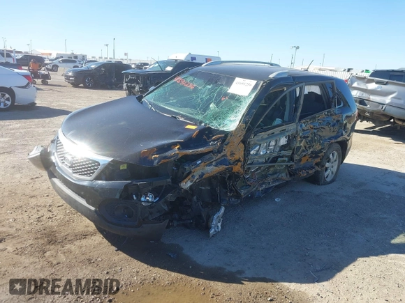 2013 Kia Sorento LX with VIN 5XYKT4A2XDG371836, listed as a IAAI auction lot 41691256 with 1 mi miles. Bid and sale history available at carsss.com. Image 13.