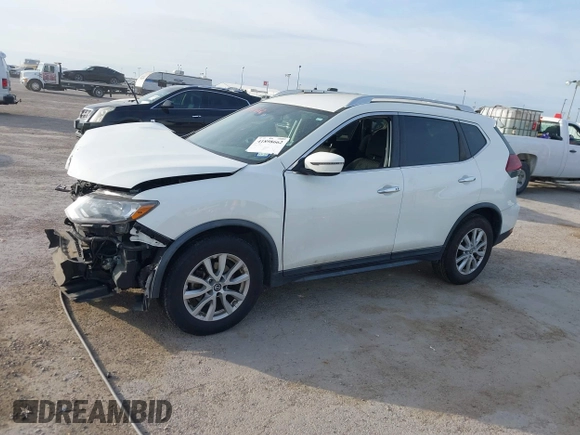 2019 Nissan Rogue SV with VIN KNMAT2MT7KP528124, listed as a IAAI auction lot 41898662 with 70,909 mi miles. Bid and sale history available at carsss.com. Image 15.