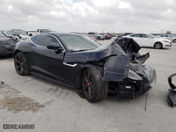 2016 Jaguar F-TYPE R with VIN SAJWJ6DLXGMK29451, listed as a Copart auction lot 51437695 with 50,225 mi miles and Salvage Title. Bid and sale history available at carsss.com. Image 4.