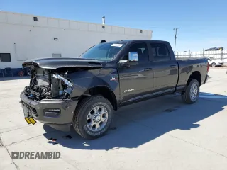 2024 Ram 2500 Laramie with VIN 3C6UR5FL3RG366802, listed as a Copart auction lot 50763605 with 14,999 mi miles and Salvage Title. Bid and sale history available at carsss.com. Image 1.