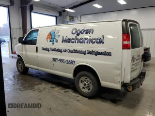 2020 GMC Savana Cargo Van with VIN 1GTW7AFG0L1217675, listed as a Copart auction lot 78230534 with 91,543 mi miles and Salvage Title. Bid and sale history available at carsss.com. Image 2.