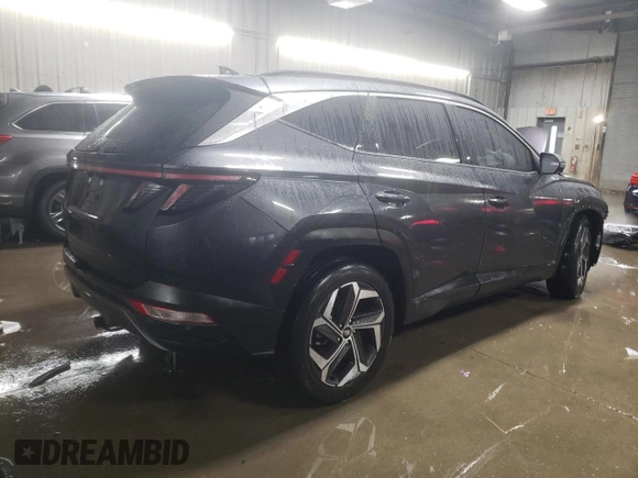 2023 Hyundai Tucson Limited with VIN 5NMJE3AE3PH177346, listed as a Copart auction lot 45743285 with 37,485 mi miles and Salvage Title. Bid and sale history available at carsss.com. Image 3.