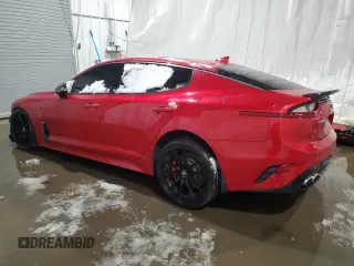 2018 Kia Stinger GT2 with VIN KNAE55LC6J6028469, listed as a Copart auction lot 42909065 with 97,136 mi miles and Salvage Title. Bid and sale history available at DreamBid. Image 2.