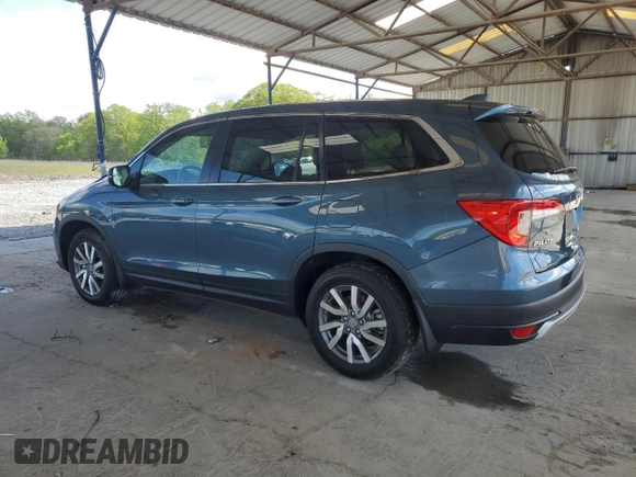 2020 Honda Pilot EX-L with VIN 5FNYF5H57LB028110, listed as a Copart auction lot 52551935 with 71,263 mi miles and Salvage title. Bid and sale history available at DreamBid. Image 2.