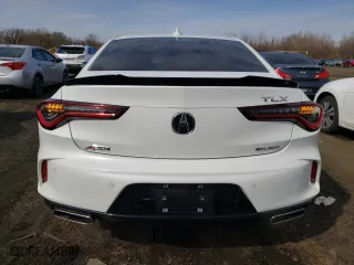 2023 Acura TLX w/A-Spec Package with VIN 19UUB6F55PA005007, listed as a Copart auction lot 49615805 with 31,620 mi miles and Salvage Title. Bid and sale history available at carsss.com. Image 6.