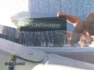 2016 Hyundai Sonata SE z VIN 5NPE24AF1GH268000, wystawiony jako IAAI lot #41757358 z przebiegiem Nie podano mil oraz . Historia ofert i sprzedaży dostępna na DreamBid. Obrazek 9.