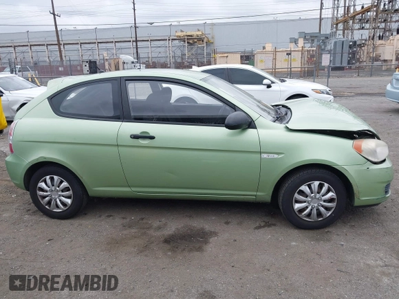 2008 Hyundai Accent GS with VIN KMHCM36C48U073067, listed as a IAAI auction lot 42055217 with 173,949 mi miles. Bid and sale history available at carsss.com. Image 13.