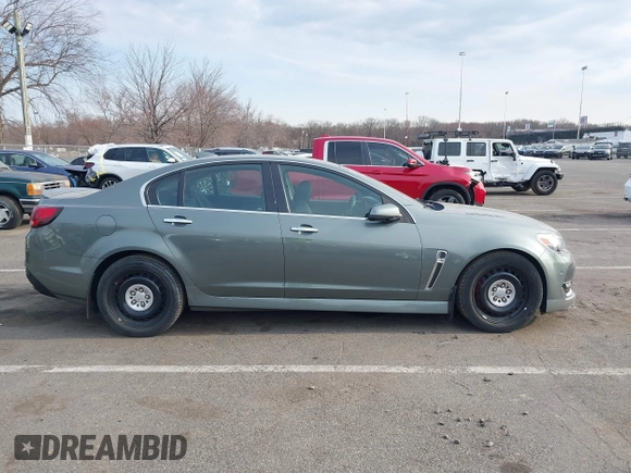 2016 Chevrolet SS with VIN 6G3F25RW2GL208949, listed as a IAAI auction lot 41772533 with 34,821 mi miles. Bid and sale history available at carsss.com. Image 13.