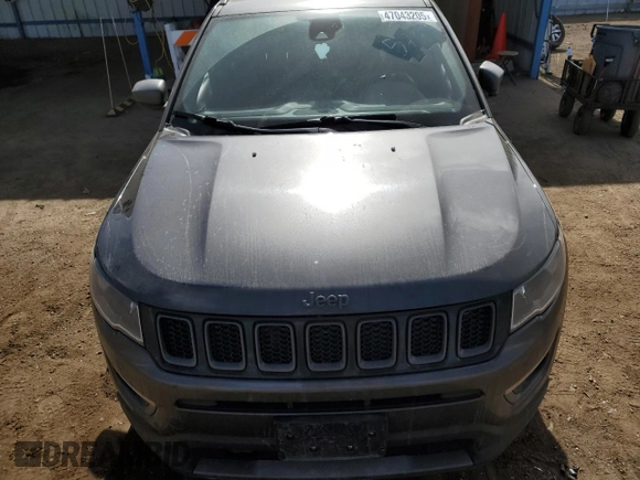 2021 Jeep Compass 80th Anniversary with VIN 3C4NJDEB5MT601983, listed as a Copart auction lot 47043205 with Not provided miles and Salvage title. Bid and sale history available at DreamBid. Image 12.