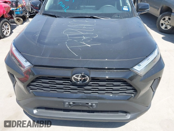 2025 Toyota RAV4 XLE with VIN 2T3W1RFV9SW373129, listed as a IAAI auction lot 42004132 with 5,935 mi miles. Bid and sale history available at carsss.com. Image 6.