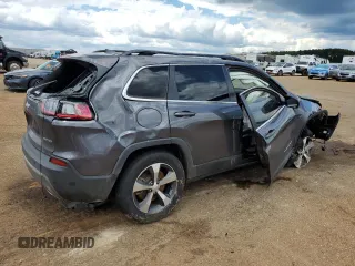 2022 Jeep Cherokee Limited with VIN 1C4PJMDX9ND520854, listed as a Copart auction lot 56255225 with 50,644 mi miles and Salvage title. Bid and sale history available at DreamBid. Image 3.