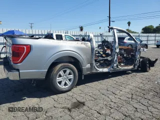 2023 Ford F-150 XL with VIN 1FTEW1C81PKE77742, listed as a Copart auction lot 55707395 with Not Provided miles and Salvage Title. Bid and sale history available at DreamBid. Image 3.