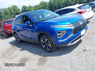 2025 Mitsubishi Eclipse Cross SE with VIN JA4ATWAA1SZ010745, listed as a IAAI auction lot 42744854 with 8,321 mi miles and . Bid and sale history available at DreamBid. Image 1.