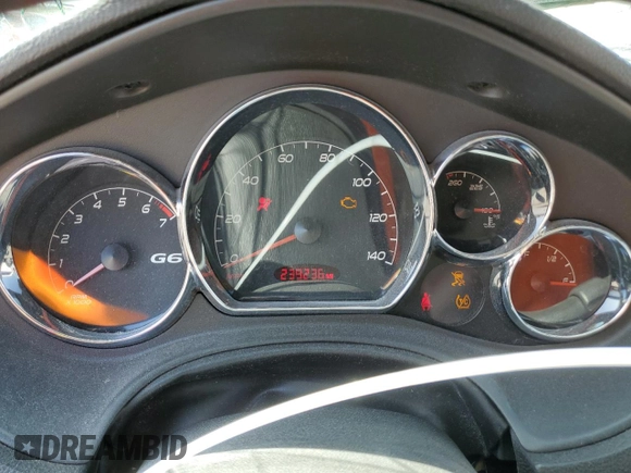 2008 Pontiac G6 GT with VIN 1G2ZH36N784258884, listed as a Copart auction lot 70431064 with 239,236 mi miles and Salvage Title. Bid and sale history available at carsss.com. Image 9.