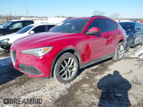 2019 Alfa Romeo Stelvio z VIN ZASPAKAN9K7C49108, wystawiony jako IAAI lot #41365234 z przebiegiem 53 196 mil mil oraz . Historia ofert i sprzedaży dostępna na DreamBid. Obrazek 16.