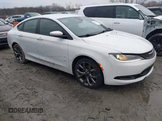 2016 Chrysler 200 S with VIN 1C3CCCBB3GN175350, listed as a IAAI auction lot 41187875 with 161,082 mi miles. Bid and sale history available at carsss.com. Image 1.