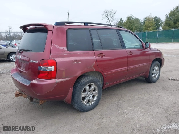 2007 Toyota Highlander with VIN JTEHP21A670194069, listed as a IAAI auction lot 41505934 with 237,997 mi miles. Bid and sale history available at carsss.com. Image 4.