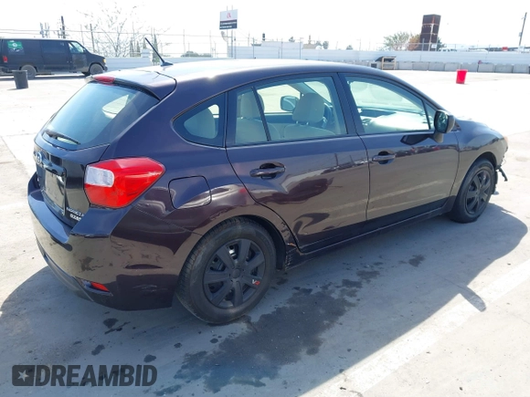 2013 Subaru Impreza 2.0i with VIN JF1GPAA64DH203764, listed as a IAAI auction lot 41852025 with 188,271 mi miles and . Bid and sale history available at DreamBid. Image 4.