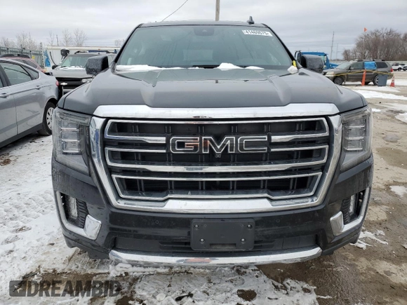 2023 GMC Yukon XL SLT with VIN 1GKS2GKD5PR349628, listed as a Copart auction lot 41469675 with 39,598 mi miles and Salvage Title. Bid and sale history available at DreamBid. Image 5.