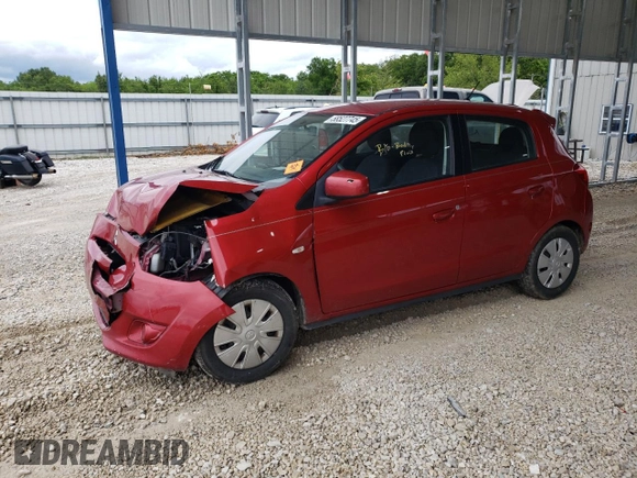 2015 Mitsubishi Mirage DE z VIN ML32A3HJ2FH039643, wystawiony jako Copart lot #58527745 z przebiegiem 109 518 mil mil oraz Szkoda całkowita • Salvage title. Historia ofert i sprzedaży dostępna na DreamBid. Obrazek 1.